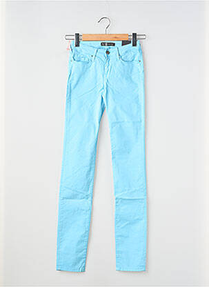 Pantalon slim albastru TEDDY SMITH fată