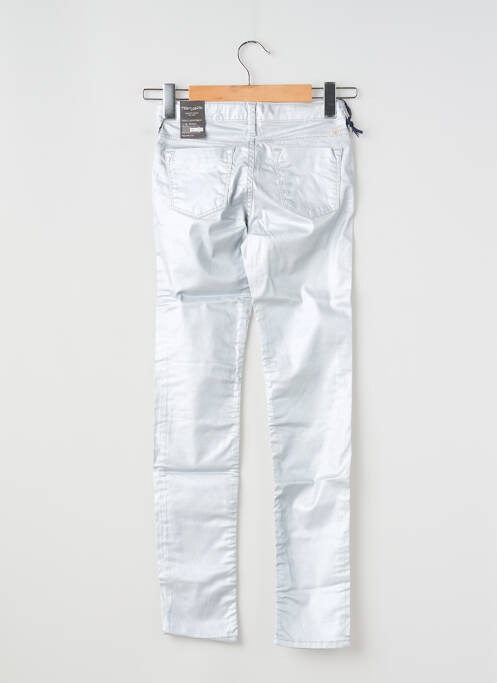 Pantalon slim argintiu TEDDY SMITH fată