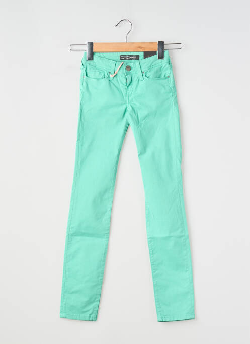 Pantalon slim verde TEDDY SMITH fată