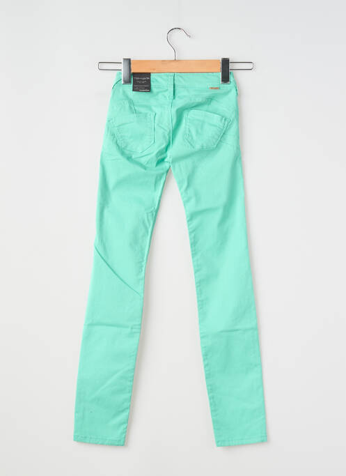 Pantalon slim verde TEDDY SMITH fată