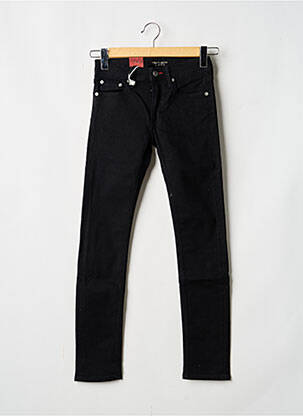 Blugi skinny elasticitate mărime reglabilă negru TEDDY SMITH băiat