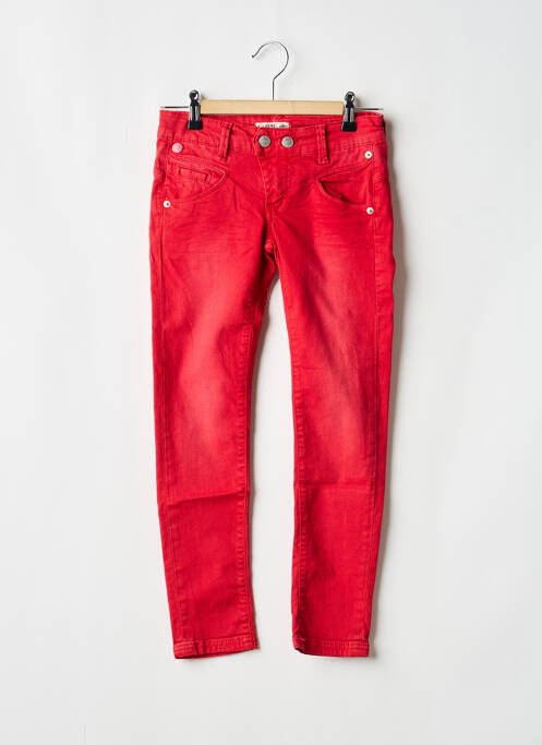 Blugi cu croială slim roșu CHIPIE fată
