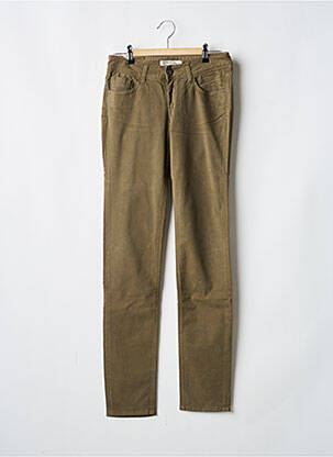 Pantalon slim verde TEDDY SMITH fată