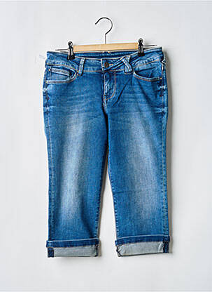 Pantalon trei sferturi albastru TEDDY SMITH fată