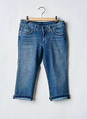 Pantalon trei sferturi albastru TEDDY SMITH fată