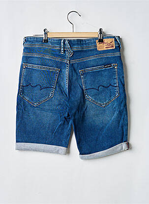 Bermudă țesătură denim albastru TEDDY SMITH băiat
