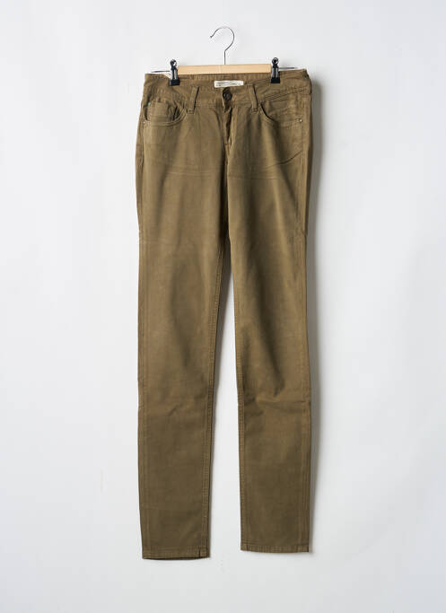 Pantalon slim verde TEDDY SMITH fată