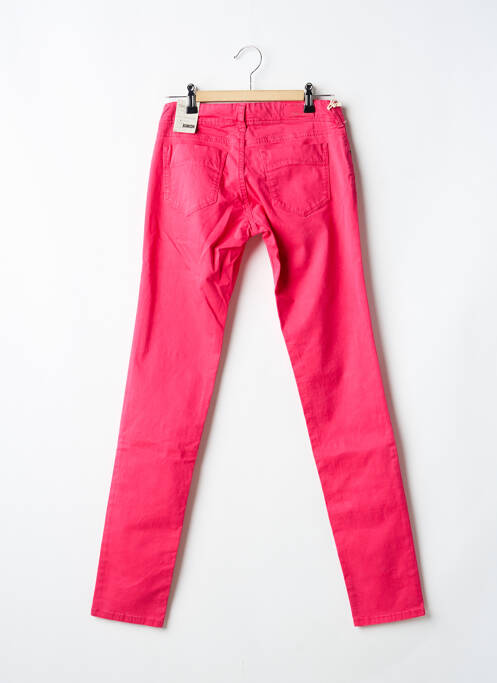 Pantalon slim roz TEDDY SMITH fată