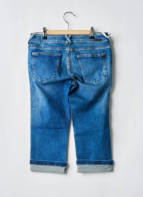 Pantalon trei sferturi albastru TEDDY SMITH fată