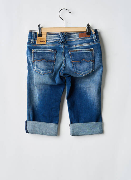 Pantalon trei sferturi albastru TEDDY SMITH fată