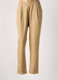 Pantalon drept țesătură poplin mărime normală bej VERO MODA femme