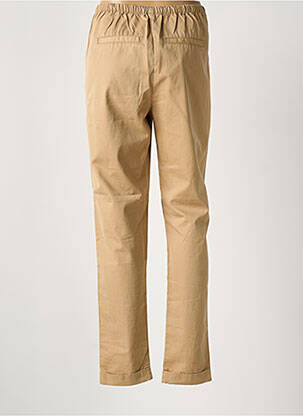 Pantalon drept țesătură poplin mărime normală bej VERO MODA femeie