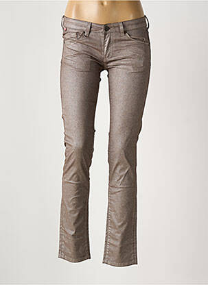 Pantalon slim maro CHIPIE femeie