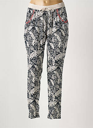 Pantalon slim talie elastică mărime normală bej CHIPIE femeie