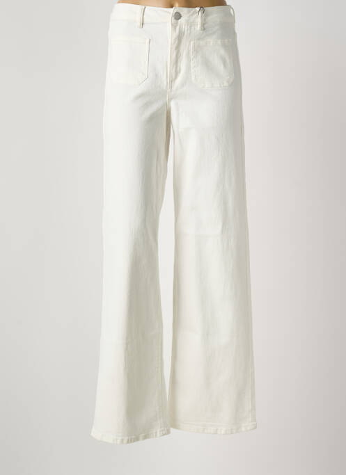 Pantalon drept alb KAFFE femeie