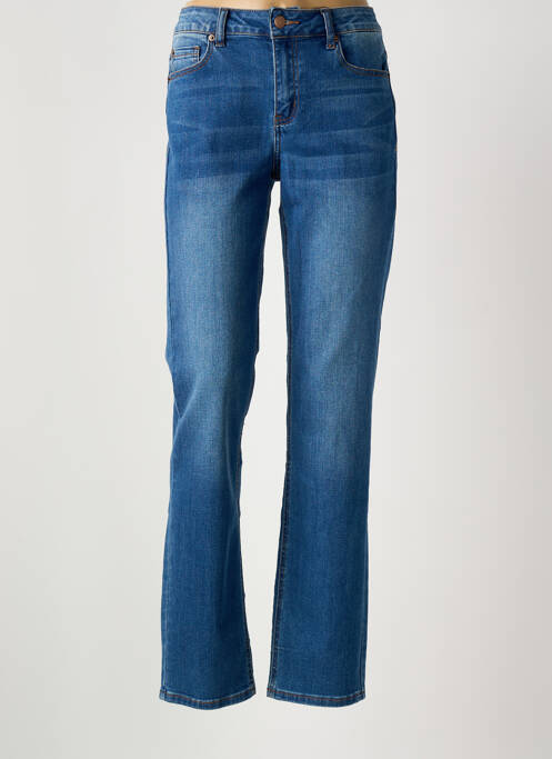 Blugi cu croială dreaptă albastru KAFFE femeie