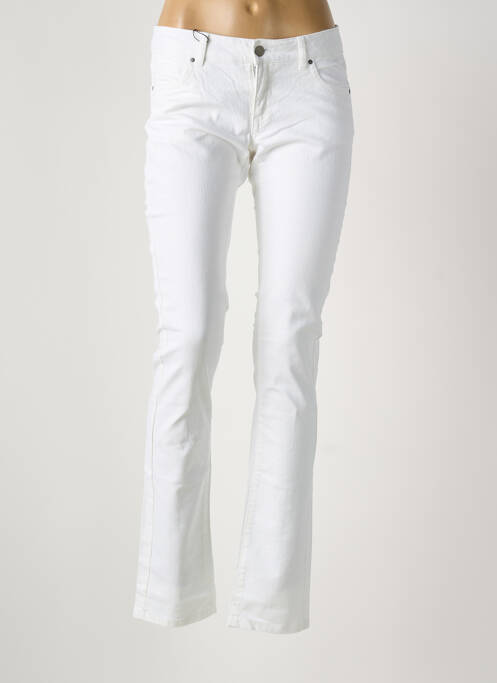 Pantalon slim alb VERO MODA femeie
