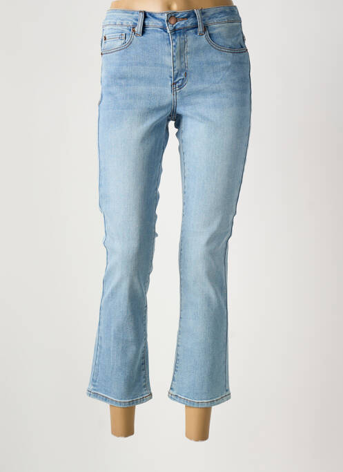Blugi cu croială dreaptă albastru KAFFE femeie