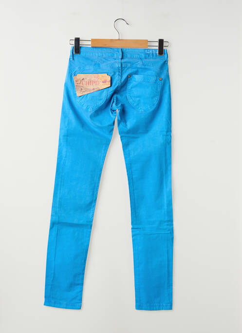 Pantalon slim albastru CHIPIE femeie