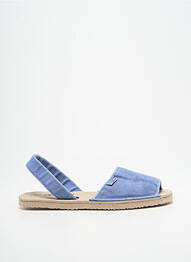 Sandale/pantofi decupați vârf deschis toc plat până la 3 cm albastru NATURAL WORLD femme