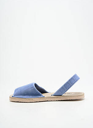 Sandale/pantofi decupați vârf deschis toc plat până la 3 cm albastru NATURAL WORLD femeie