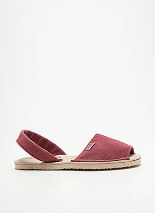 Sandale/pantofi decupați vârf deschis toc plat până la 3 cm violet NATURAL WORLD femeie