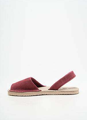 Sandale/pantofi decupați vârf deschis toc plat până la 3 cm violet NATURAL WORLD femeie