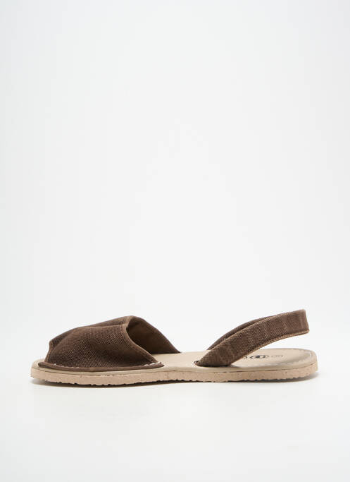 Sandale/Pantofi decupați maro NATURAL WORLD femeie