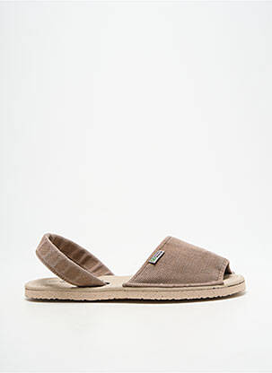 Sandale/pantofi decupați vârf deschis toc plat până la 3 cm bej NATURAL WORLD femeie
