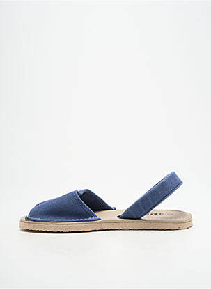 Sandale/pantofi decupați vârf deschis toc plat până la 3 cm albastru NATURAL WORLD femeie