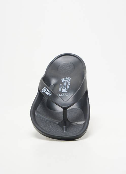 Șlapi negru NATURAL WORLD unisex