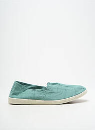 Slip-on-uri vârf rotund toc plat până la 3 cm verde NATURAL WORLD femme