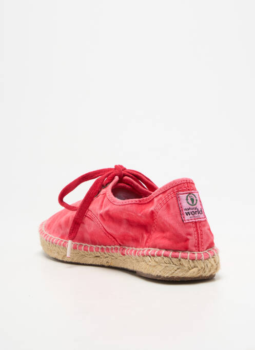 Espadrile roz NATURAL WORLD femeie