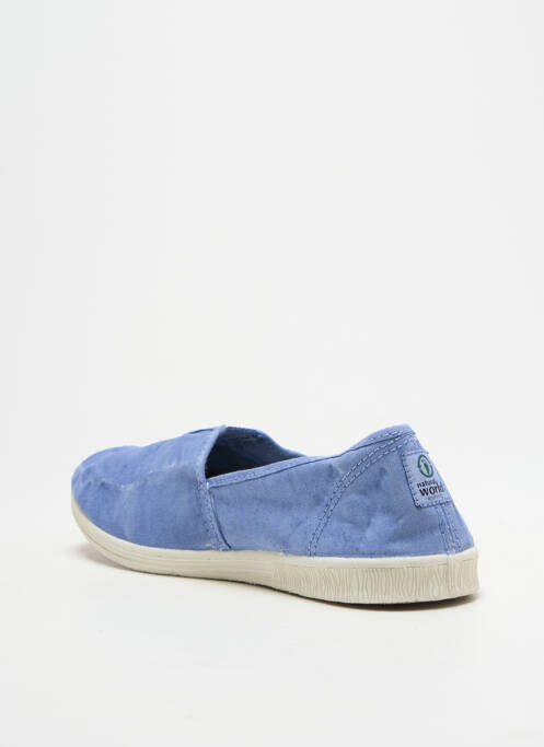 Slip-on-uri albastru NATURAL WORLD femeie