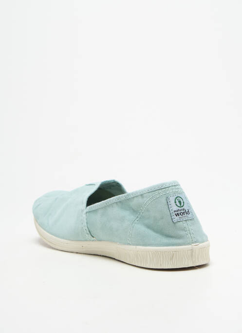 Slip-on-uri albastru deschis NATURAL WORLD femeie