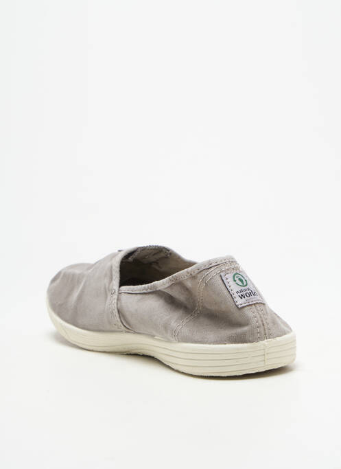 Espadrile gri NATURAL WORLD femeie