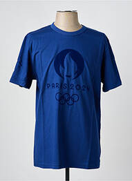 Tricou croială dreaptă mâneci scurte albastru LE COQ SPORTIF homme