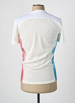 Tricou croială cambrată mâneci scurte alb LE COQ SPORTIF bărbat