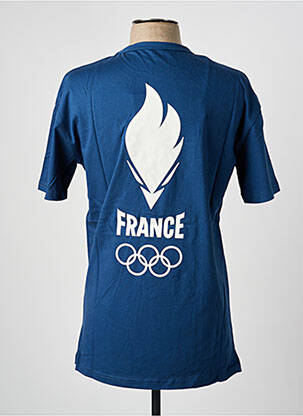 Tricou croială cambrată mâneci scurte albastru LE COQ SPORTIF bărbat