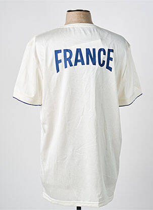 Tricou broderie mâneci scurte alb LE COQ SPORTIF bărbat