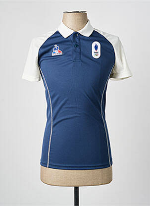 Polo serigrafie mâneci scurte albastru LE COQ SPORTIF bărbat