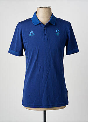 Polo croială cambrată mâneci scurte albastru LE COQ SPORTIF bărbat