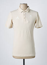 Polo croială cambrată mâneci scurte bej LE COQ SPORTIF homme