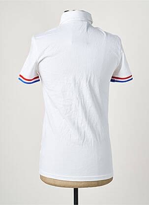 Polo serigrafie mâneci scurte alb LE COQ SPORTIF bărbat