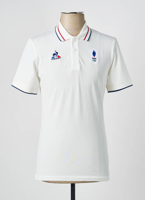 Polo alb LE COQ SPORTIF bărbat