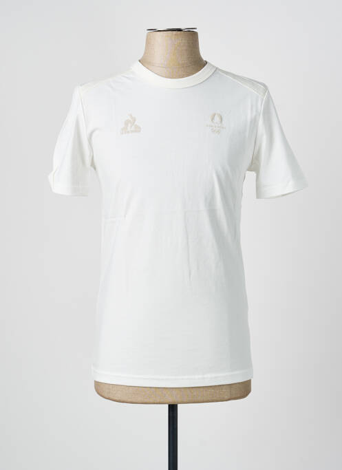 Tricou alb LE COQ SPORTIF bărbat