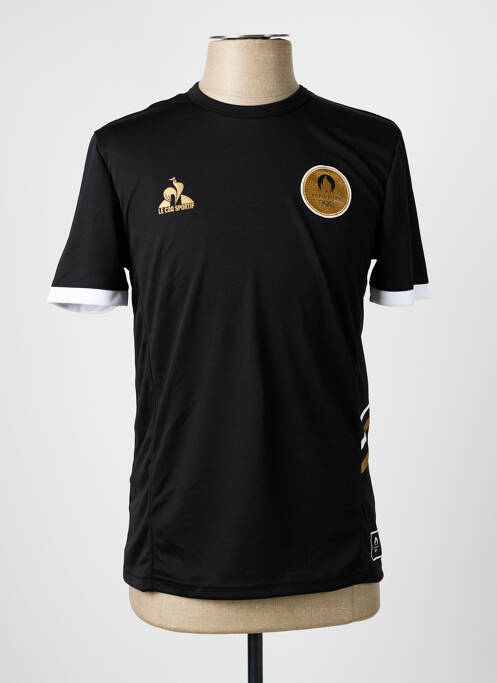 Tricou negru LE COQ SPORTIF bărbat