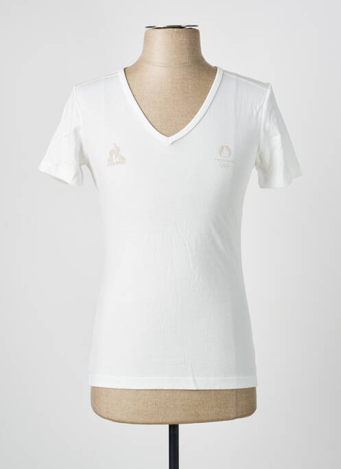 Tricou alb LE COQ SPORTIF bărbat
