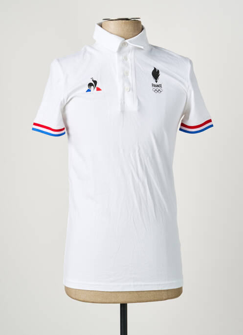 Polo alb LE COQ SPORTIF bărbat