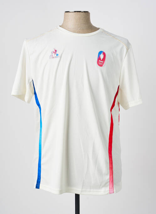Tricou alb LE COQ SPORTIF bărbat